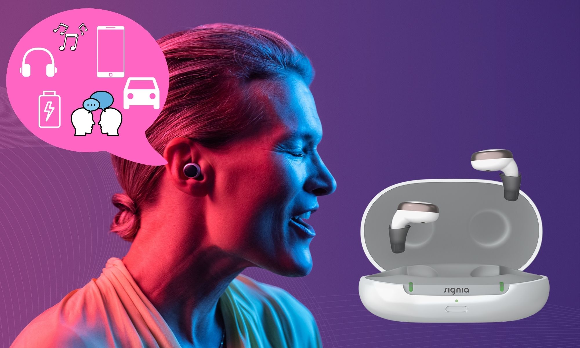 Signia Active, the new hearing aid that looks like a wireless earbud