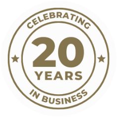 Celebrating 20 years in business